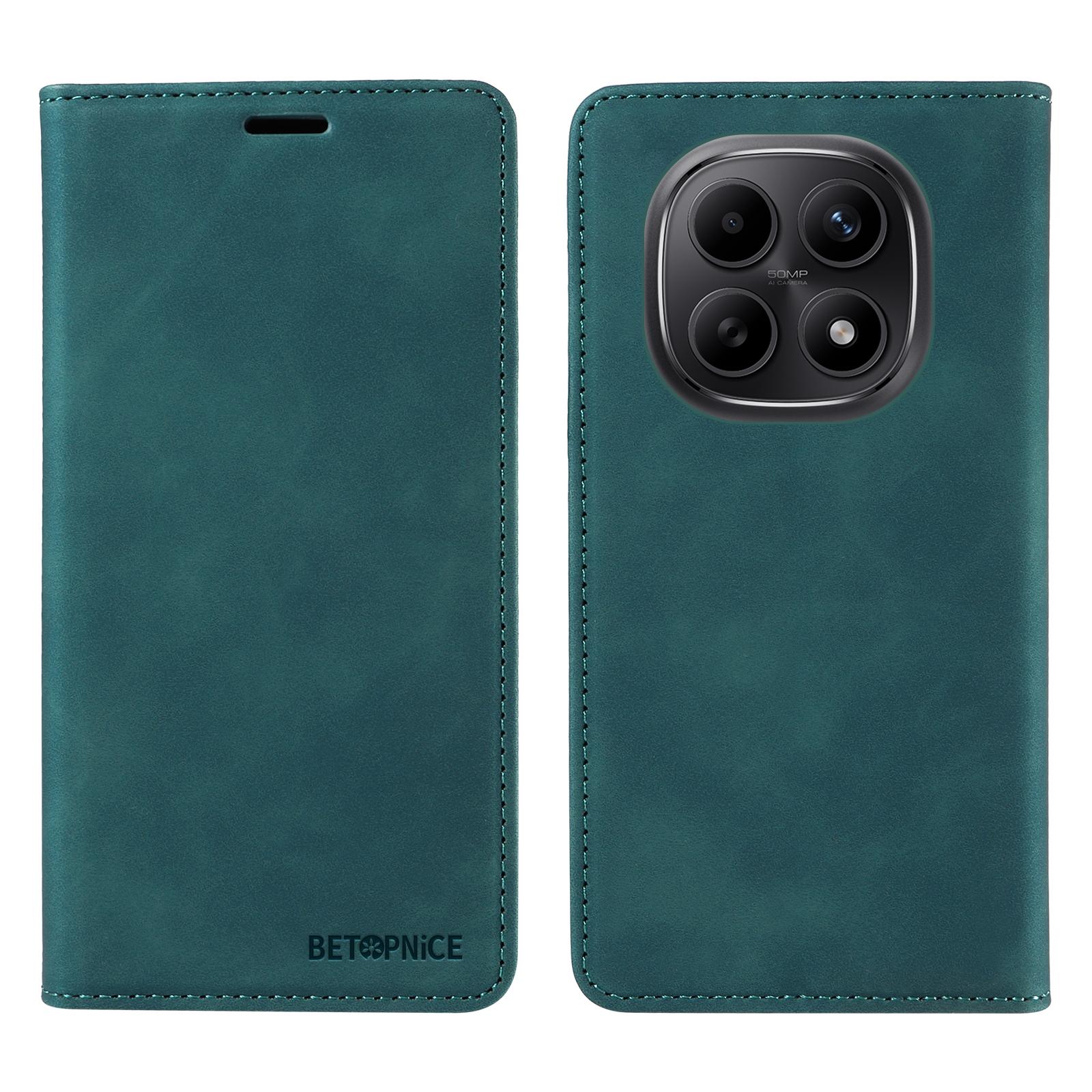 Для Xiaomi Poco M8 5G/Redmi Note 15 5G (Глобальный)/15 4G (Глобальный) Чехол BETOPNICE Магнитная застежка RFID-блокировка Кошелек Подставка Кожаный чехол для телефона