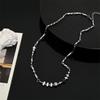 Nischen Design High-End Titanstahl Mobius Ring Spleißkette Herren Hip-Hop Vielseitig Schlüsselbein Kette Pullover Kette Trend