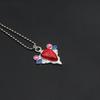 Anime JOJO's Bizarre Adventure Aizhe Redstone Necklace Joseph Cosplay Accessories Pendant Jewelry Props