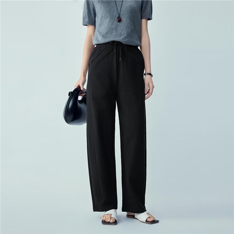 Giordano Women's Loose Fit Cotton Drawstring Sweatpants