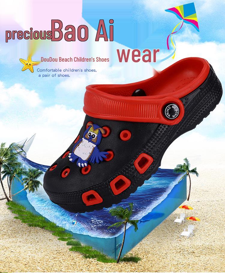 Dětské lehké prodyšné protiskluzové plážové sandály - Letní dřeváky pro chlapce a dívky