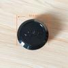 4pcs Wheel Caps Rays 3D Emblem 64mm/2.52 Inch Wheel Center Cap Wheel Cover Hub Cap Black Car Accessories