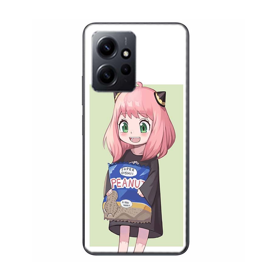 Anya Forger Mind Reading Phone Case For Redmi Note 14 15 Pro 5G 13 12 Pro Plus 11 11T 11E 11S 10 Pro 10S 9 9S Cover Cell Clear T
