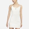Nike Sportswear Solid Knit Bodycon Dress Women Dresses Ivory DM8878-118