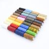 Hilo Encerado de 0,8 mm de Grosor para Cuero, Cordón Encerado para Manualidades DIY, Hilo para Coser a Mano, Hilo Plano Encerado para Coser