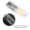 Pair of 8-28V W5W T10 Glass COB Filament LED Car Reading DRL Turn Signal LED Bulb White Light