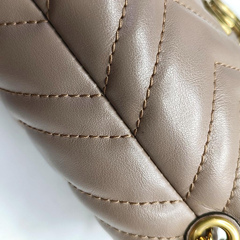 [Pre-Owned] Gucci GG Marmont 2.0 Mini Bucket Bag 'Porcelain Rose' - Very Good #1F2UQCF