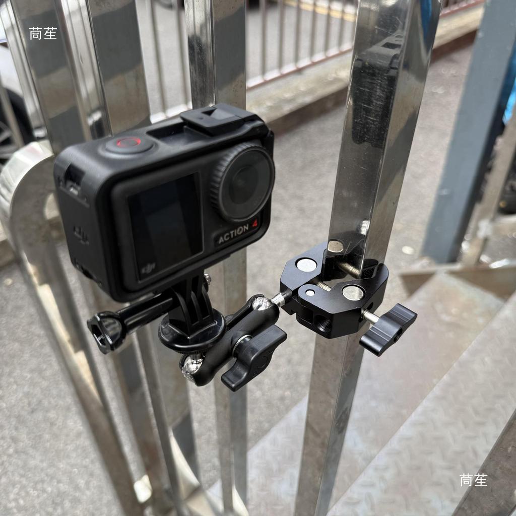 Universal Metal Crab Claw Clip: 360° Mobile & Camera Mount