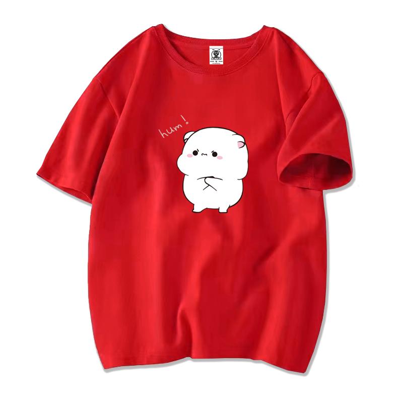 Om Unisex Tshirt for Unisexs Korean Fashion Loose Teen Oversized Plus Size Topsprinted Graphic