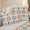 Jacquard Chenille Sofabezug für Wohnzimmer Ganzjahres-Universal Rutschfest Langlebig Staubdicht Kratzfest Couchkissen