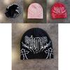 Fashionable Letter Printed Neutral Casual Warm Knitted Hat For Streetwear And Warmth