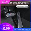 UCAT9 2025 Hot Car Brake Foot Rest Pedal Cover Alloy Rubber Gas Pedal Protector For BMW M X1 X3 X5 X6 X7 E30 E90 M3 E84 E83 F25 E91 E6