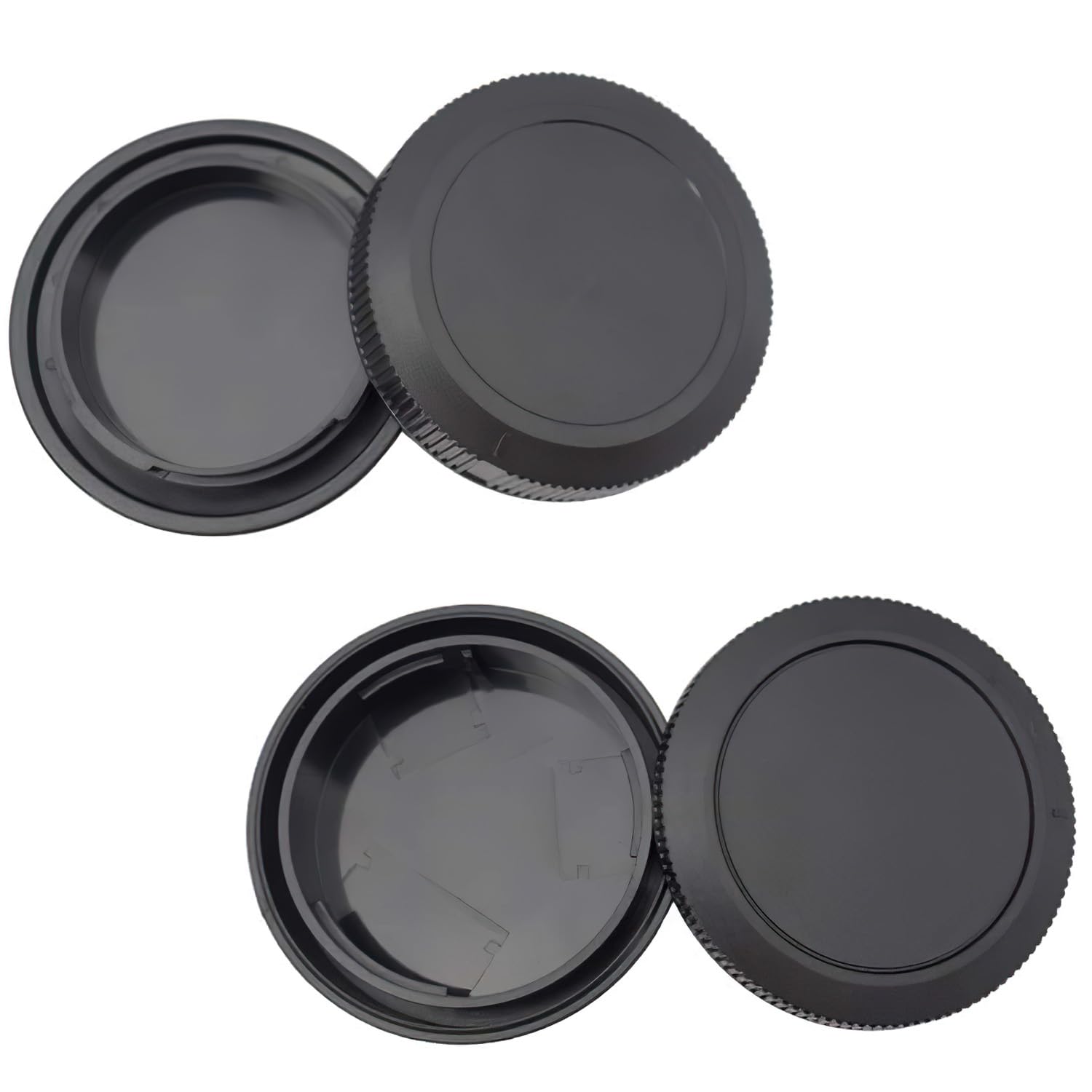 

Canon RF Mount Rear Lens Cover Body Cover for Canon EOS R R5 Mark R6 Mark and More 2-Pair + R1, R3, R5, R6, R7, R8, R10, R50, R100, RP, II, II,