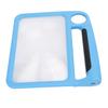 5X 10X Handheld Magnifier 48 LED Lights 3 Dimmable Light Modes Rectangular Magnifier for Reading Small Prints Low