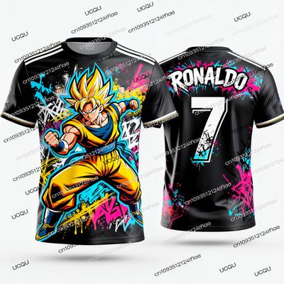 2026 New Arrivals Dragon Ball Z Goku/Vegeta Special Edition Football Jersey Ronaldo No.7 Football T-shirt Fan Special Jersey Kit