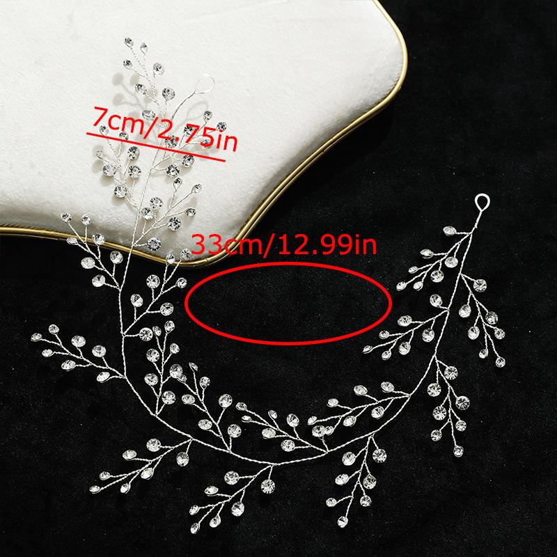 1PC Headband Handmade Accessories Bride Bead Gift Plastic Elegant Headband Wedding Simplicity