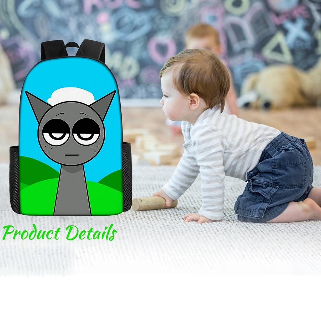 Girls Backpack Primary School Student Backpack Printed Children's Bag Shoulder Bag Pencil Case Three-piece Set