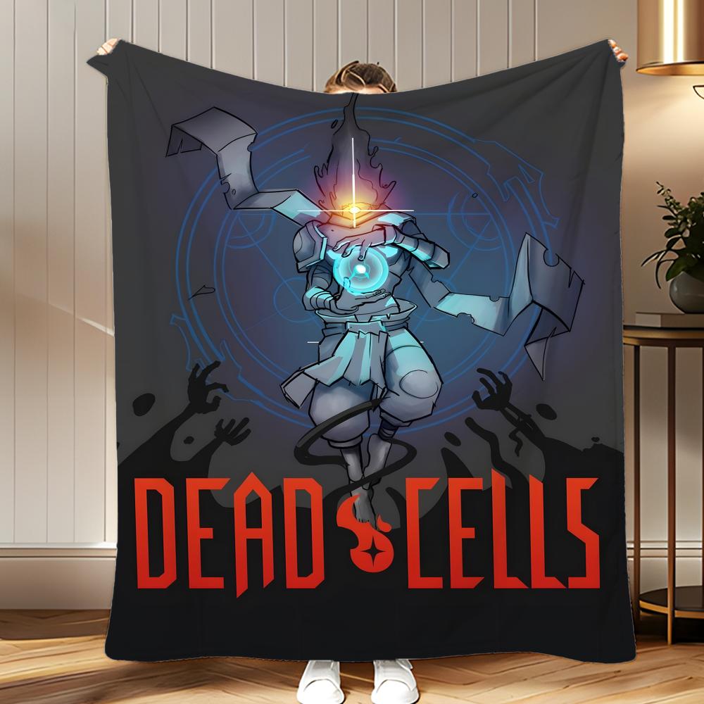 popular game Dead Cells Throw Soft Coral Fleece Blanket 310gsm Fluffy Warm Throw for Sofa Bed Couch Bedroom Decor