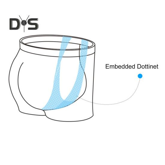 Pánské boxerky, elastické boxerky s 3D střihem do pasu, pohodlné kalhotky, pro každodenní nošení