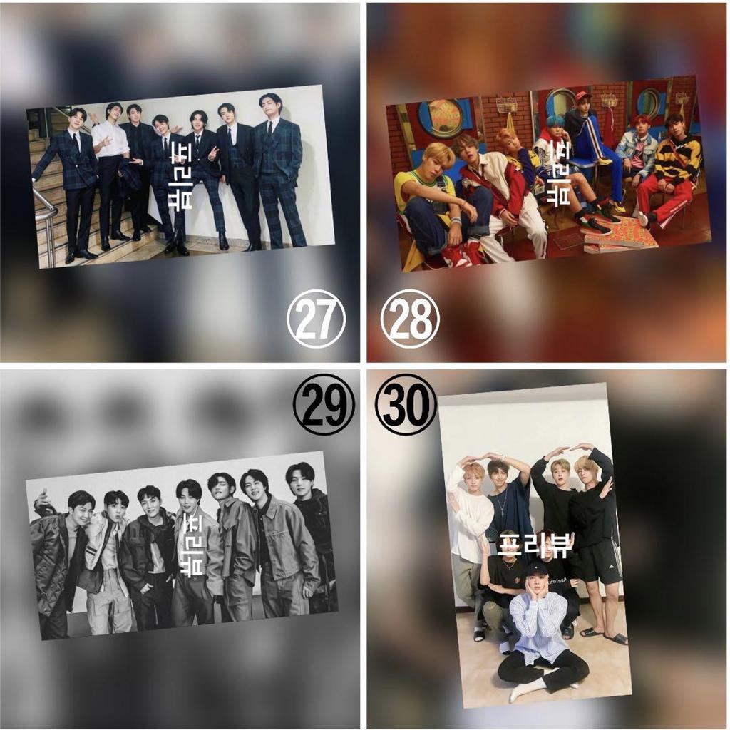 [USED] Exclusive BTS FESTA Photo Ticket for Jungkook, Jin, Hobi, and Korean Producers
