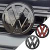 Valve Stems Caps 1/2Pcs Car Front Bonnet Grill Badge Rear Trunk Emblem Logo Cover Not Affect ACC For Volkswagen VW Golf 6 MK6 20 zg0