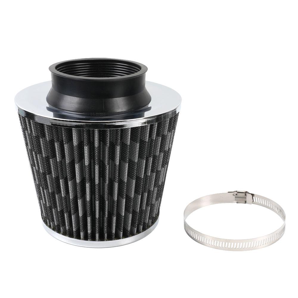 76MM 3" Gekleurd Blauw Roestvrij Staal Gaas Kegel Power Intake Hoge Doorstroming Koudeluchtfilter Luchtinlaatfilter Inductie Kit OFI074