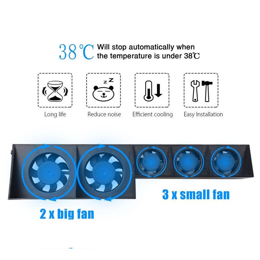 Video Game USB Cooling Fan Base for PS4 Consoles Accessories External Turbo Temperature Control for Playstation 4 Normal PS4