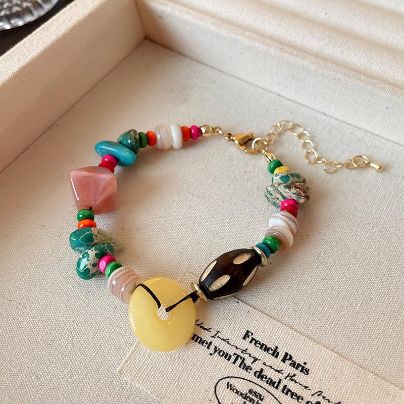 Bracelet chiot couleur fraîcheur petite niche bracelet cœur fille douce été fête étudiante bijoux petite amie