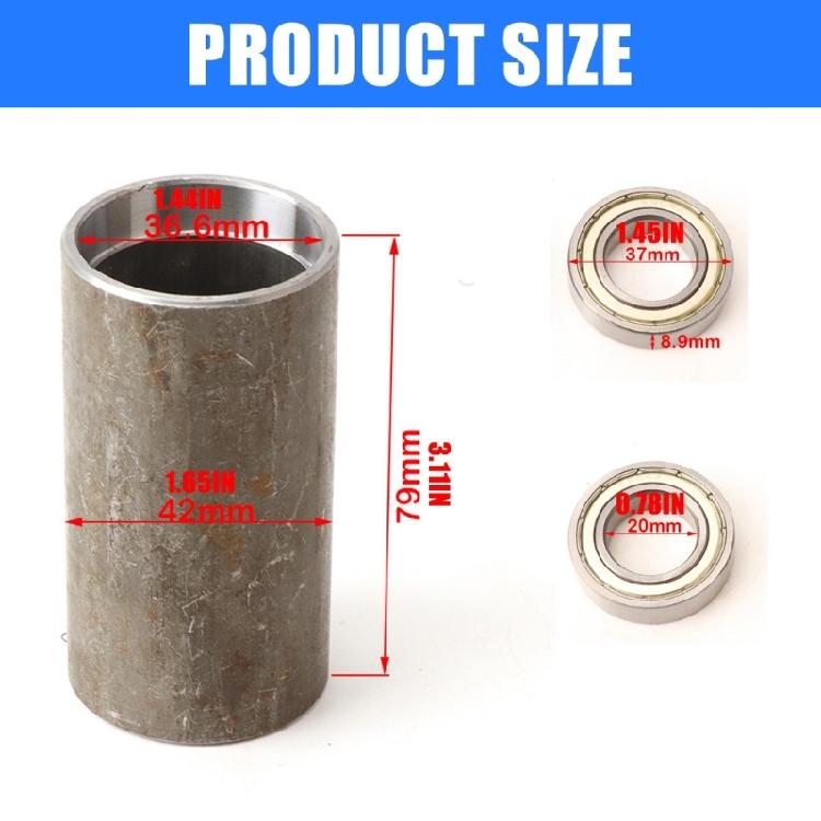Metal Steering Hub Bearing Unit Designed For Go Karts And Utility Vehicles Reliable Steering Column Fixing Bearing