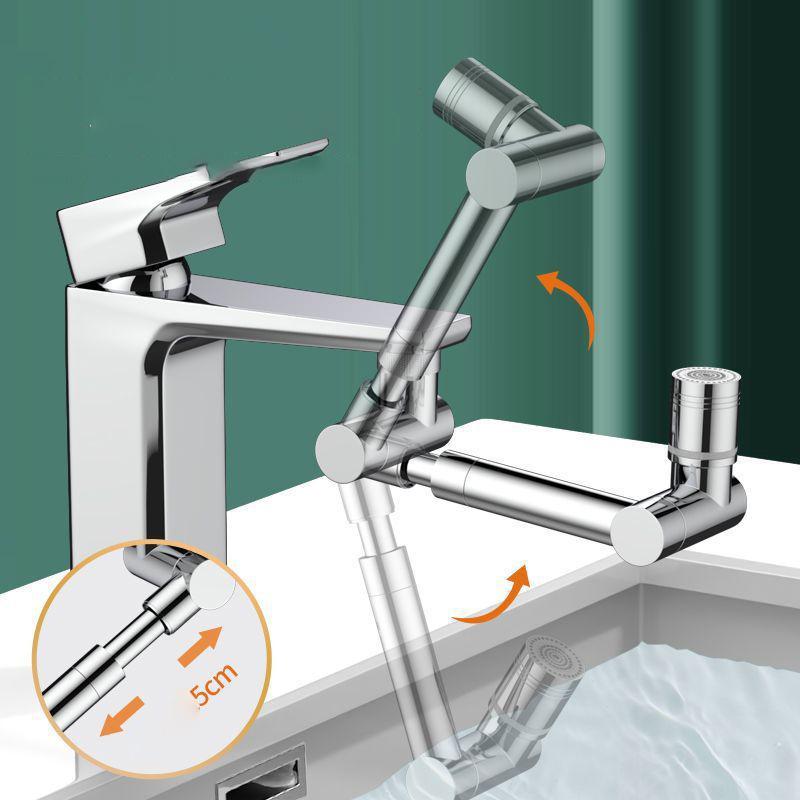 Atașament rotativ pentru robinet, Adaptor pentru robinet cu braț robotizat, Robinet rotativ 2 moduri de pulverizare Rotație universală