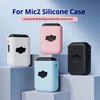 For DJI Mic 2 Silicone Sleeve, Precision Cutout Protective Jacket for Wireless Lav Mic, Anti-Scratch Dust Guard for Vlog