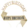 Birthday Celebration Headband, Hair Clip, Sash, and Baking Gift Set - Perfect Photo Props and Decorations for Girls