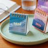 Landscape Series 2026 Small Calendar Creative Mini Portable Calendar Ins Style Desktop Ornament Check In Plan Book
