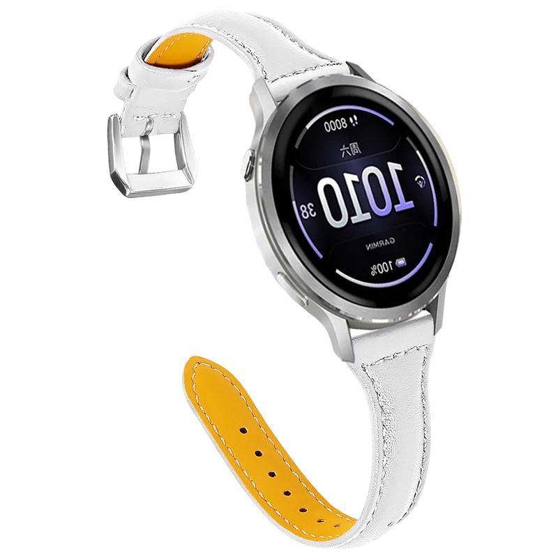 Boucle de bracelet en cuir Garmin Venu 4 41mm/2S 3S Bracelet souple Bracelet de remplacement Correa pour Forerunner 265S/255S