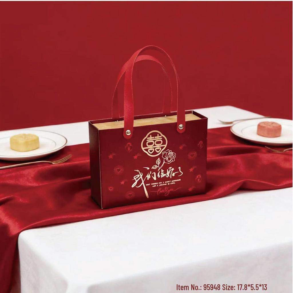 Chinese Wedding Candy Box & Bag Souvenir – Large Packaging for Wedding Gifts