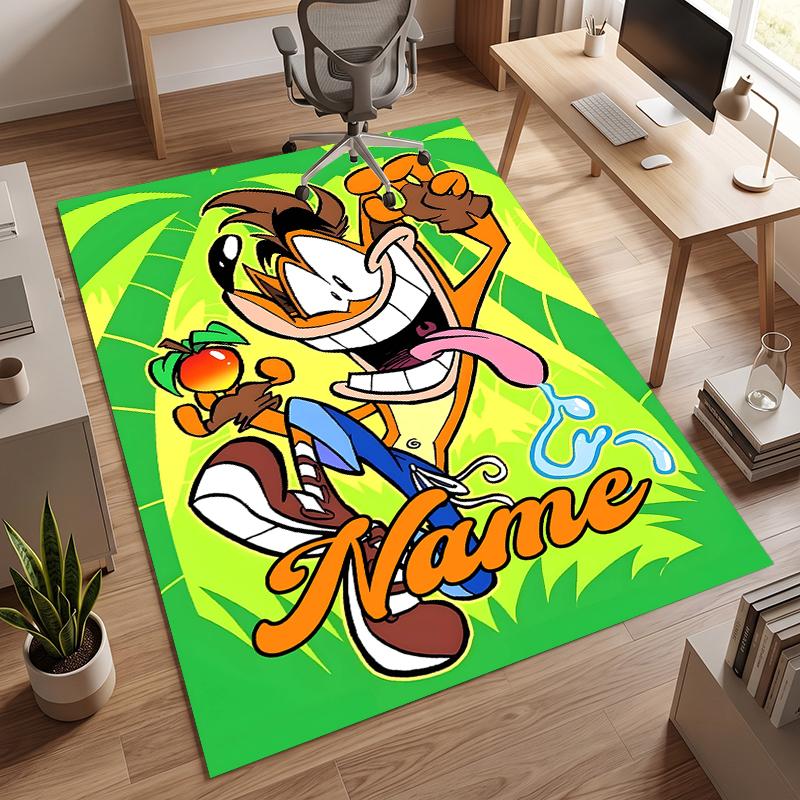 Crash Bandicoot (5) Personalizowany dywanik biurowy z imieniem Stylowa dekoracja do salonu, sypialni, kuchni