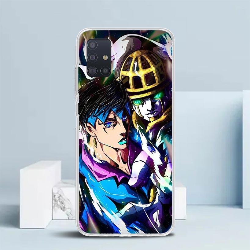 JoJo Adventure Rohan Kishibe Soft Cover for Samsung Galaxy A12 A22 A32 A52 A72 A02S Phone Case Note 20 Ultra 10 S10 Plus A51 A71
