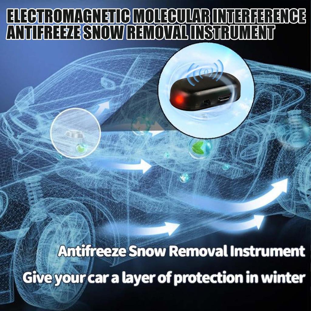 1Pc Car Snow Removal Tool, Dedicated Glass De-icing and Snow Melting Tool, Quick, Portable Mini De-icer