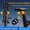 Bicycle USB Rechargeable Wireless Turn Signal Tail Light for Night Riding