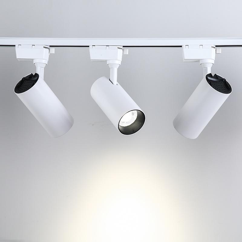 Energy-Efficient Track Lighting for Clothing Store Displays with High CRI COB Technology
