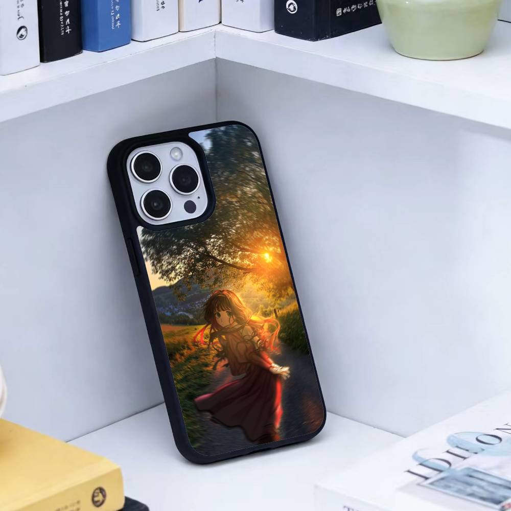 

Чехол для телефона F-Rintaro Tsumugi K-Kaoruko Waguri для iPhone 17,16,15,14,13,Pro,Max,Plus,Магнитный для беспроводной зарядки Magsafe iPhone15PROMAX