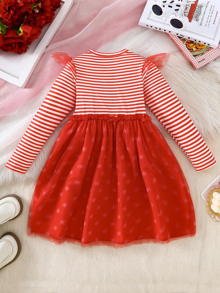 Cartoon Print Baby Dress