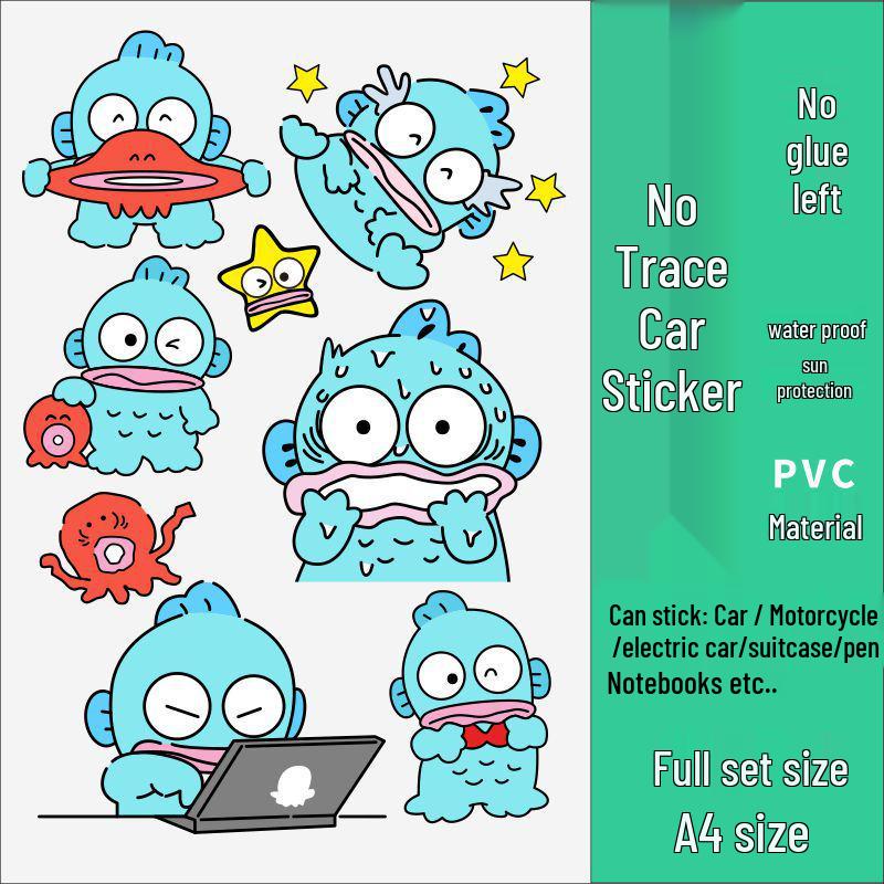 

Mermaid Sticker for Electric Car, Laptop, Tablet, and Water Bottle - Cute Cartoon Design