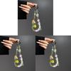 Pvc Floral Phone Lanyard With Crystal Pendant Handcrafted For Women And Men