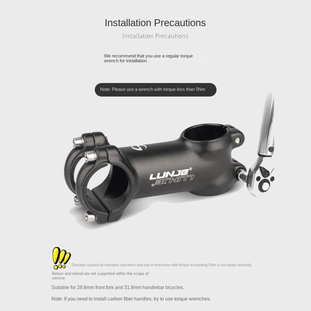 Ultralight Bicycle Stem 25.4mm/31.8mm Bike Handlebar Stem  Bike Accessories