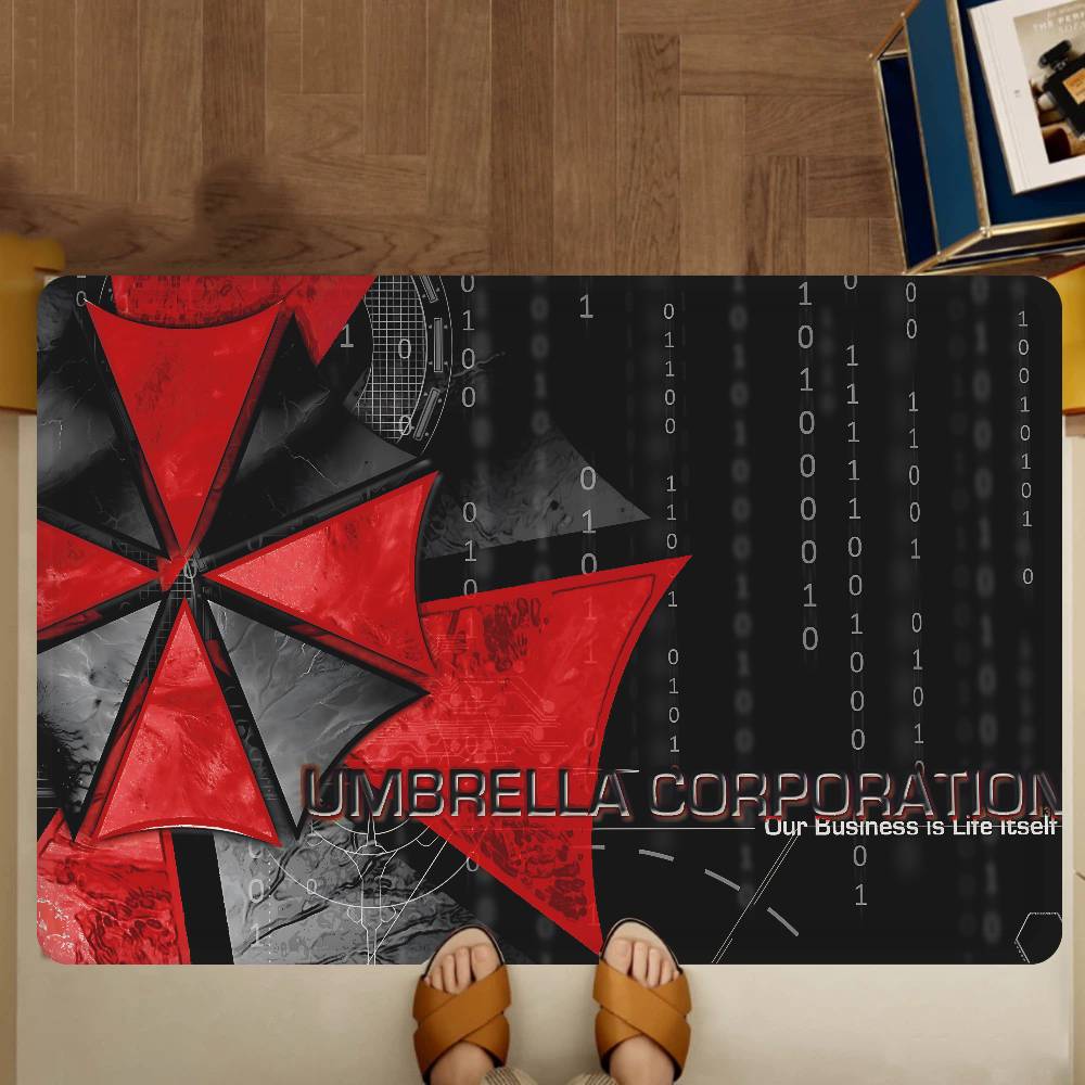 Game R-Resident E-Evil Entrance Door Mat Washable Non-Slip Living Room Sofa Chairs Area Mat Kitchen Welcome Doormat