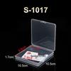 Transparent Rectangular Craft & Storage Box - Small Parts Organizer