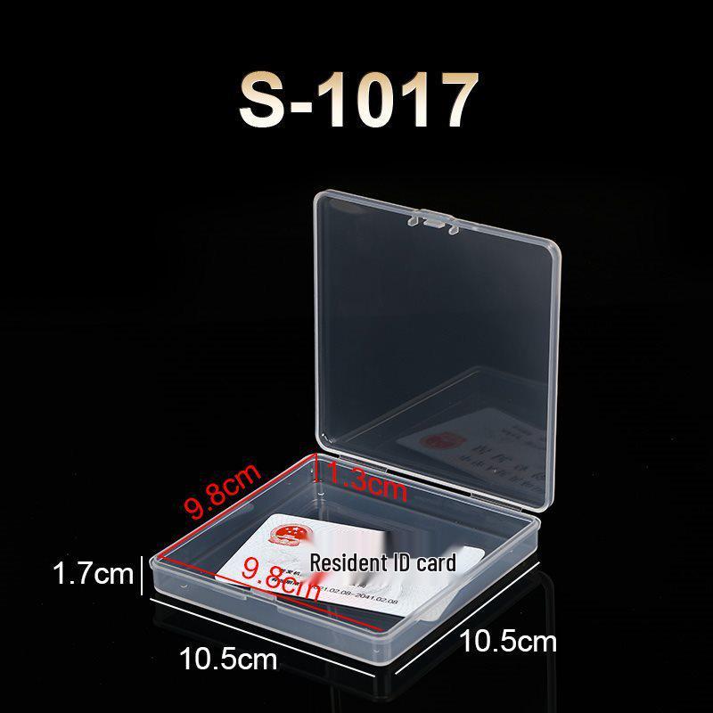 Transparent Rectangular Craft & Storage Box - Small Parts Organizer
