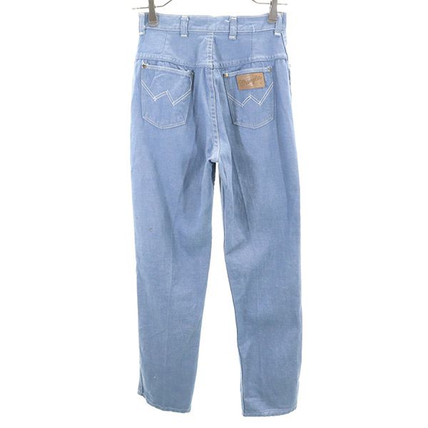 Wrangler 70'ler Vintage ABD Yapımı Düz kesim denim pantolon Mavi kot Kadın Kullanılmış
