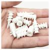 XCELMN Drill Tail Expansion Screw Spiral Tube Plug Hollow Door Board Nylon Spiral Tube Slot 3pcs (20pcs)